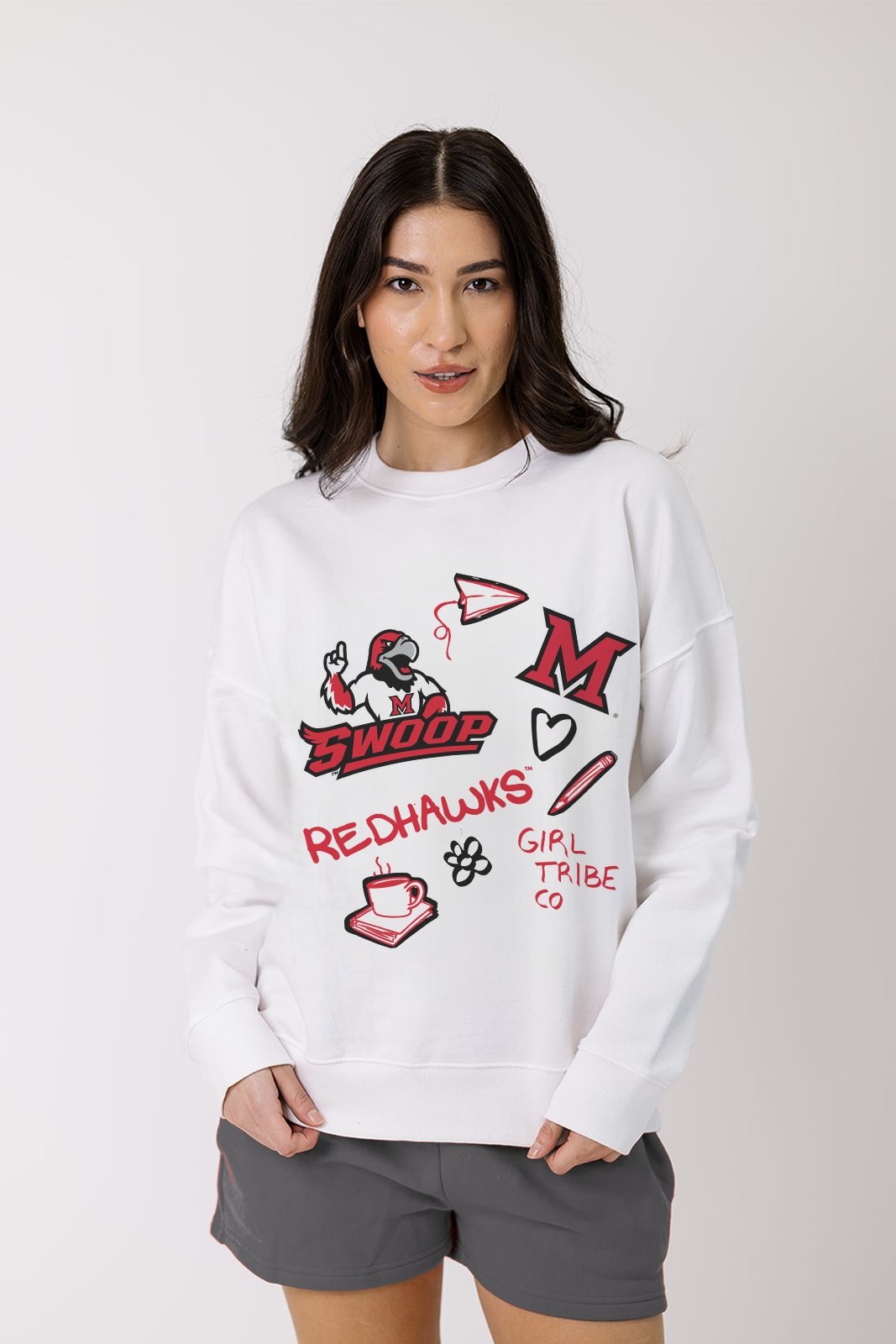 MIami University Doodle Crewneck