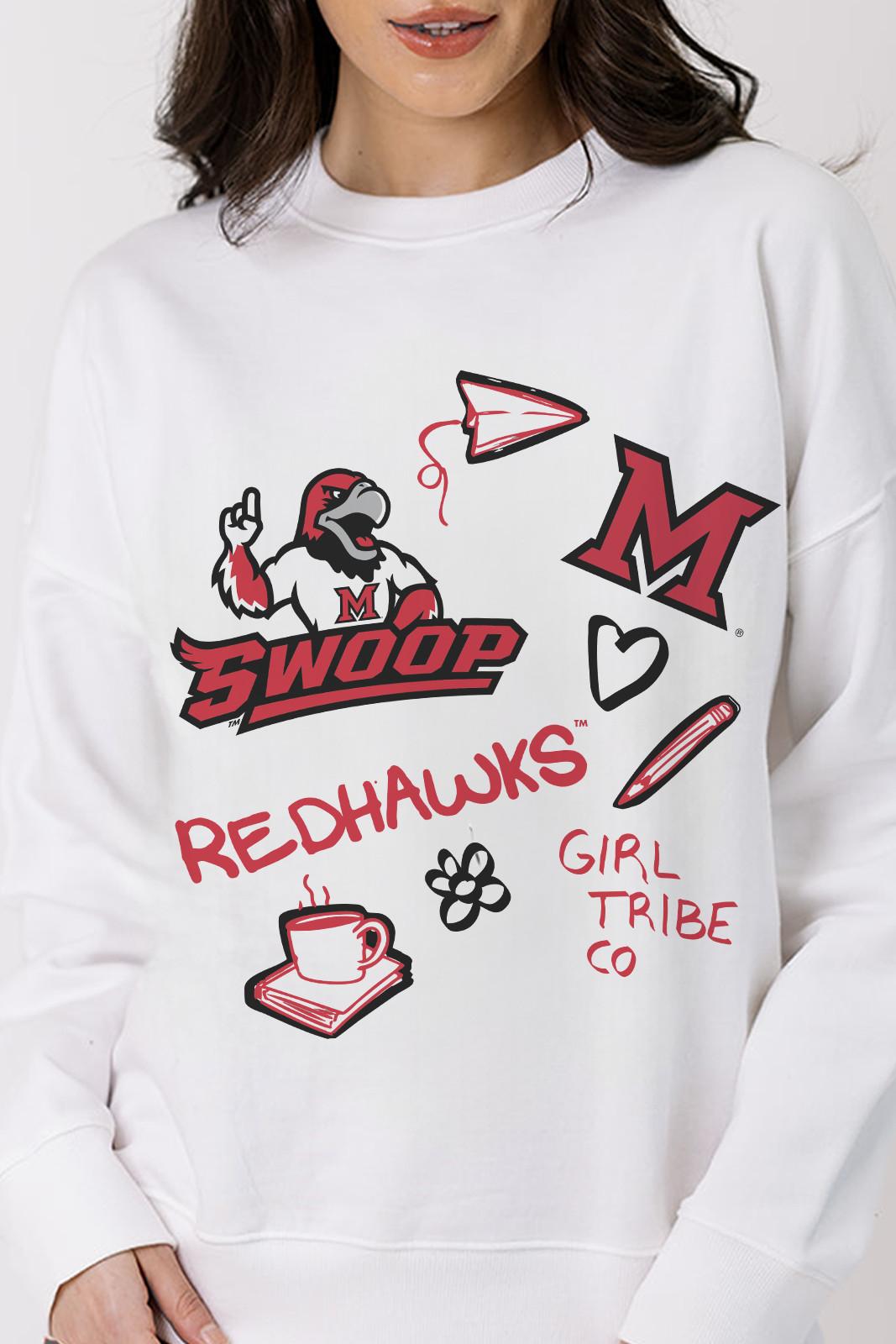 MIami University Doodle Crewneck