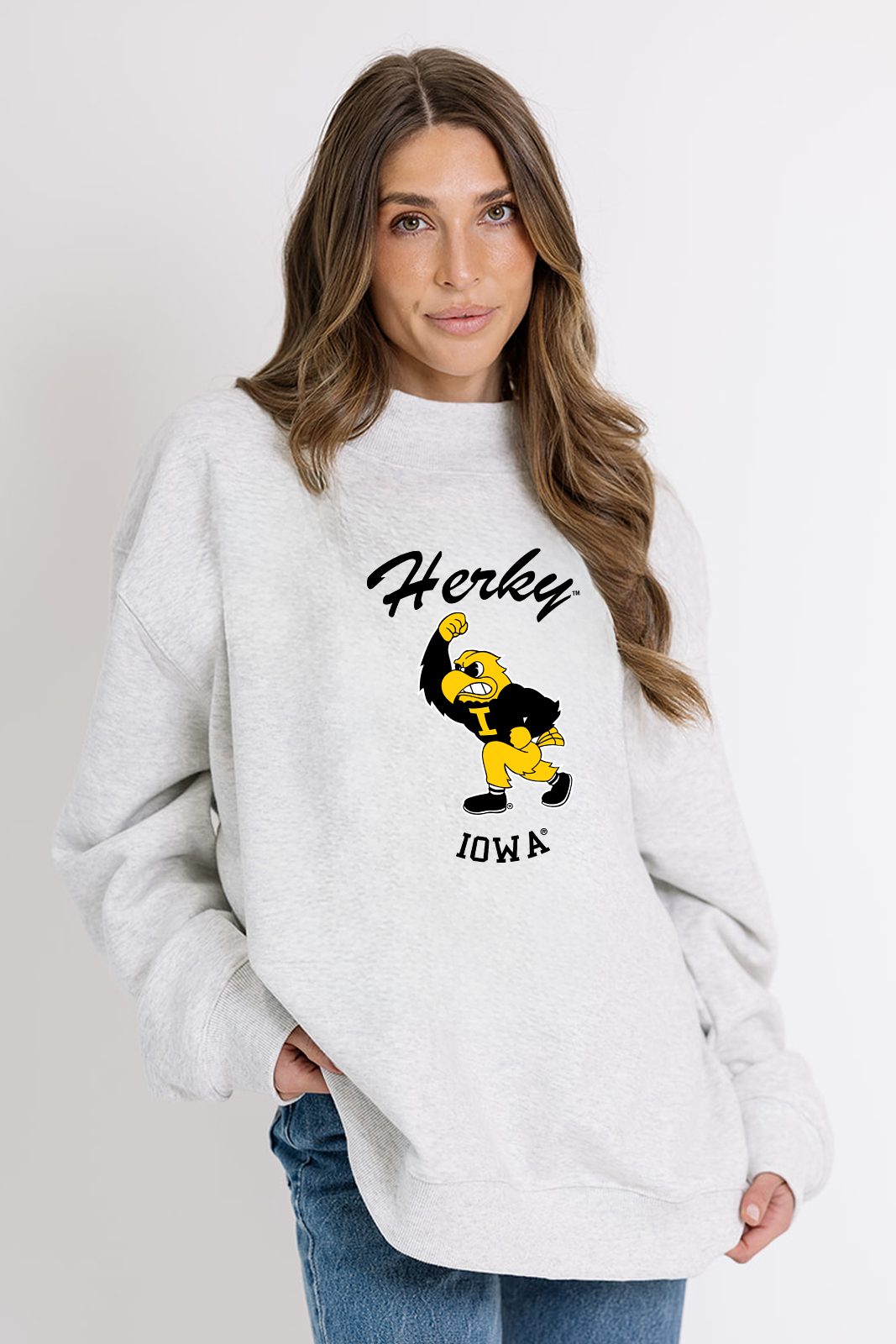 University of Iowa Herkey Mock Neck