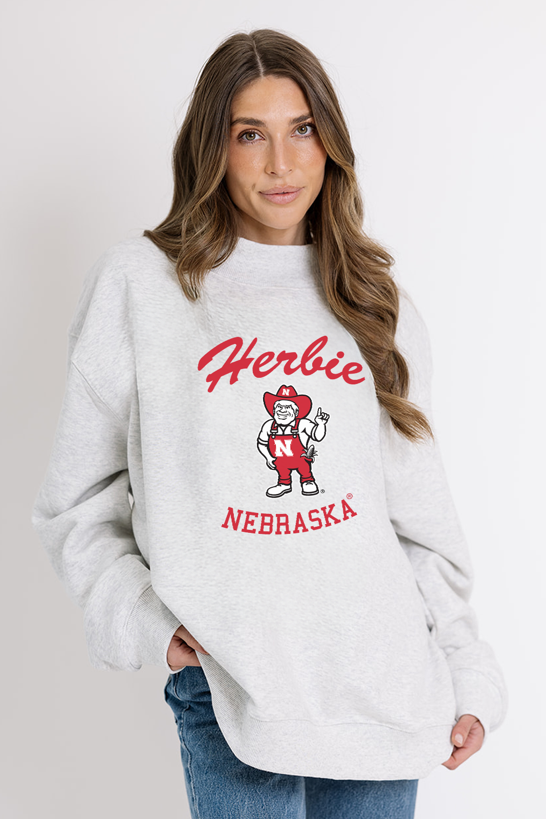 University of Nebraska Herbie Mock Neck