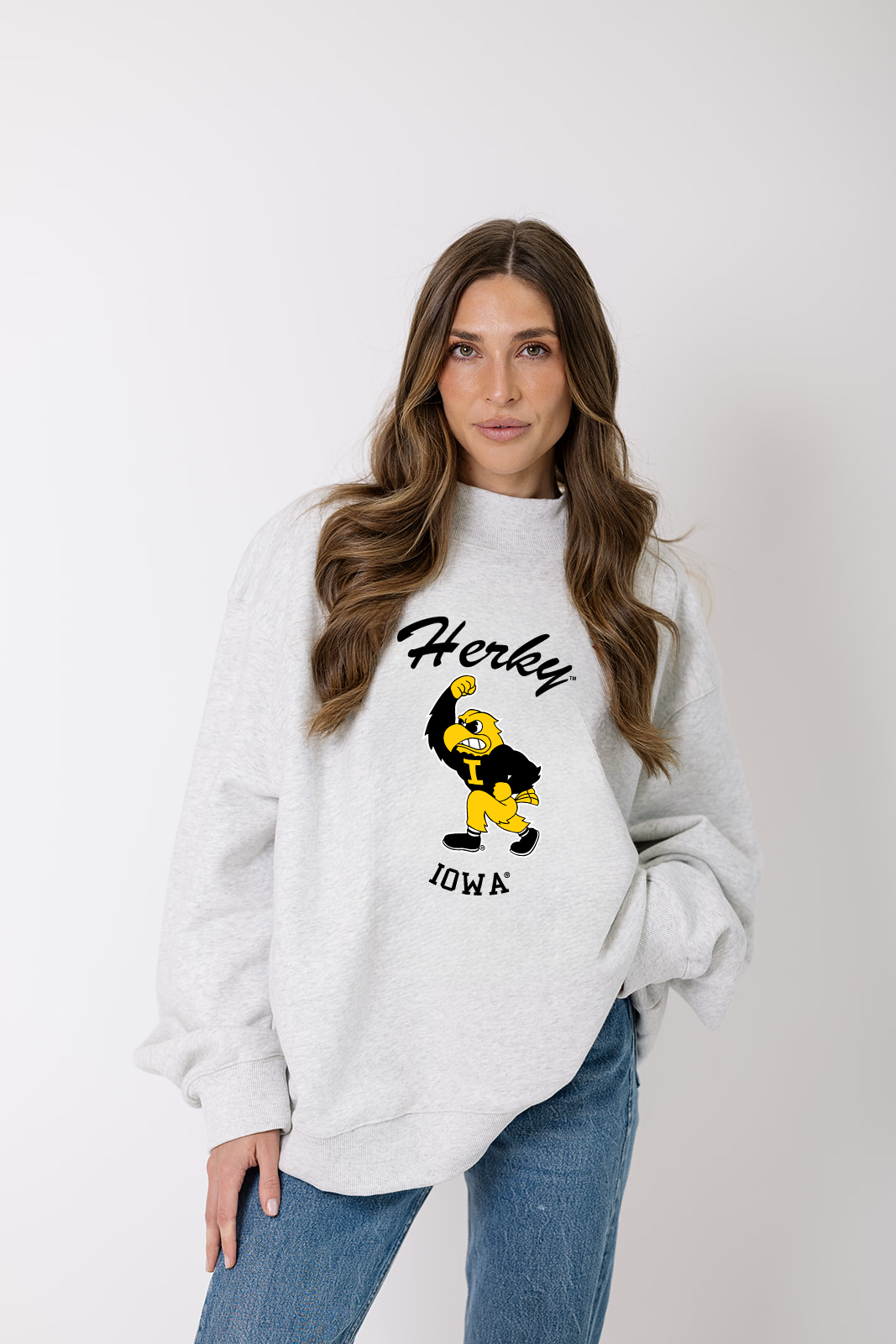 University of Iowa Herkey Mock Neck