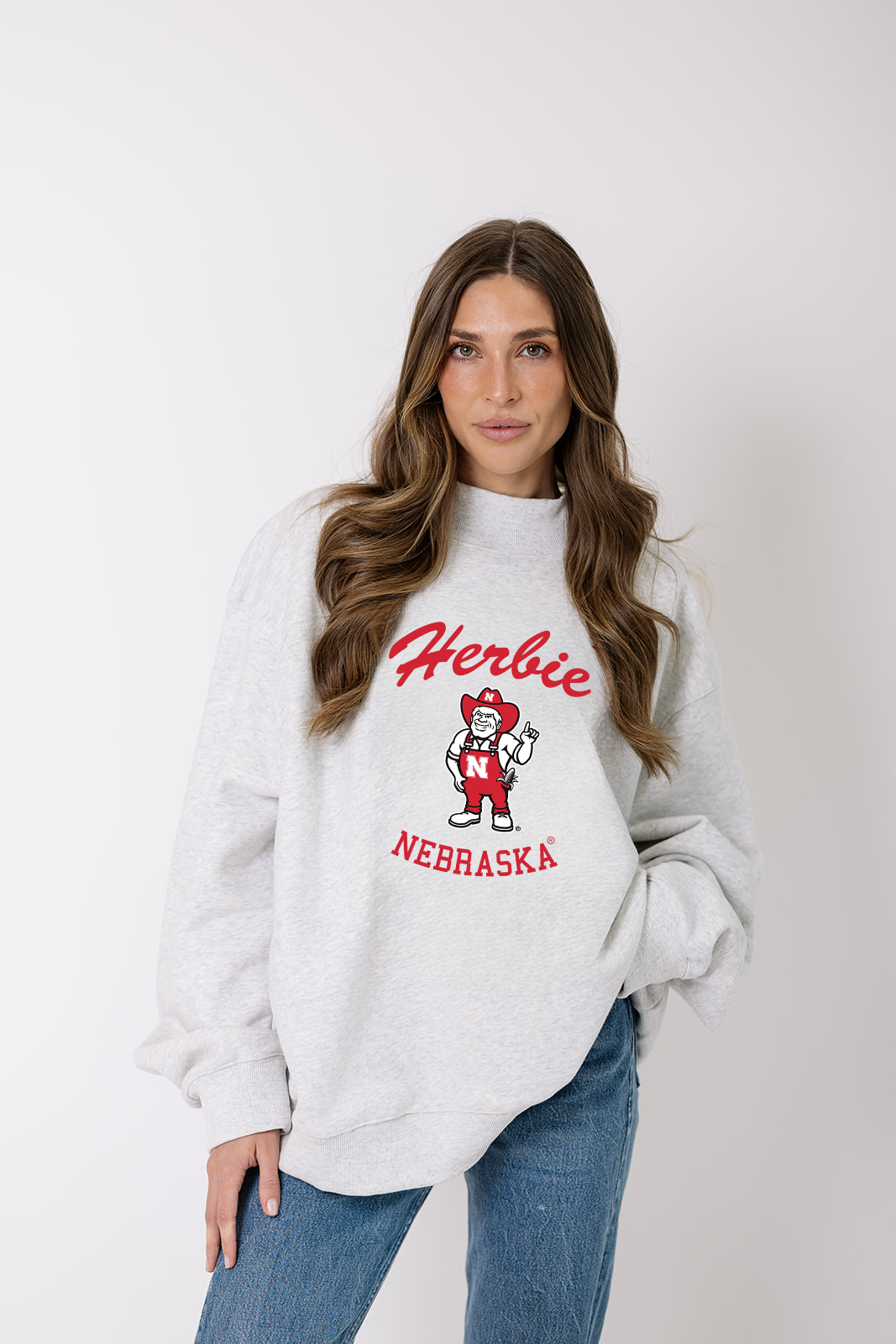 University of Nebraska Herbie Mock Neck