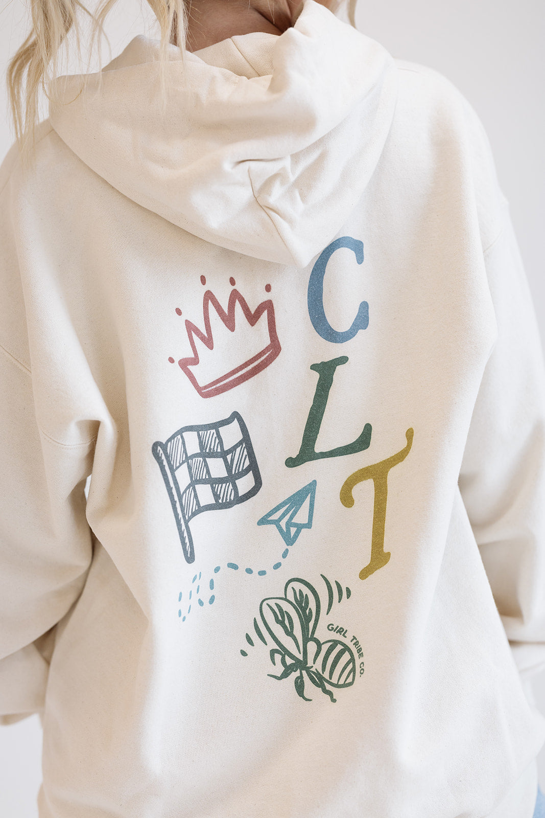 CLT Collage Hoodie- Girl Tribe Co. Charlotte Collection 