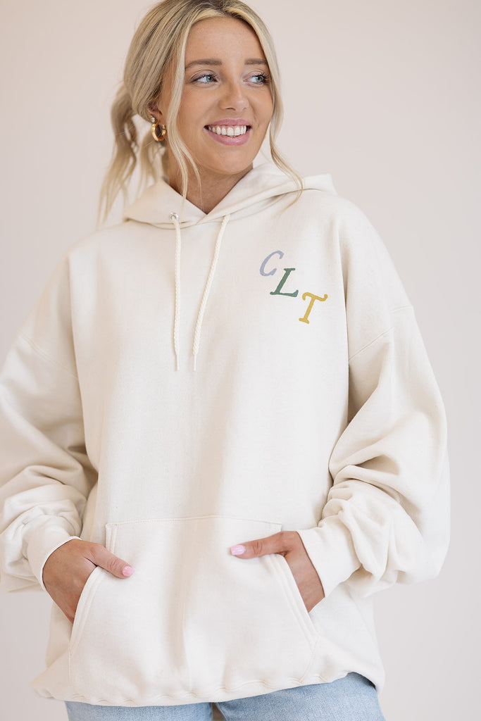 CLT Collage Hoodie- Girl Tribe Co. Charlotte Collection 