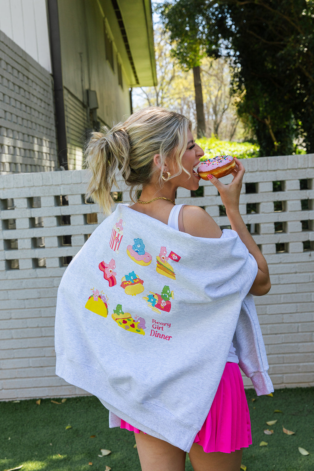 Care Bears Beary Girl Dinner Sweatshirt- Girl Tribe Co. Care Bears X Girl Tribe Co. 