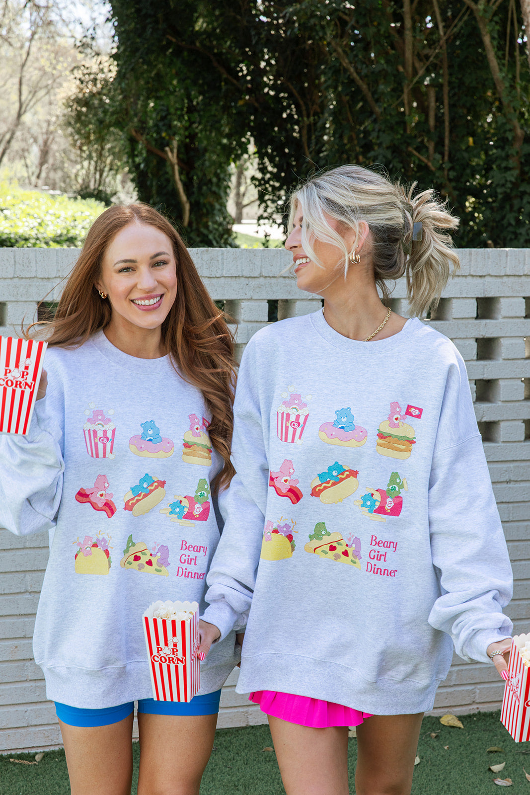 Care Bears Beary Girl Dinner Sweatshirt- Girl Tribe Co. Care Bears X Girl Tribe 