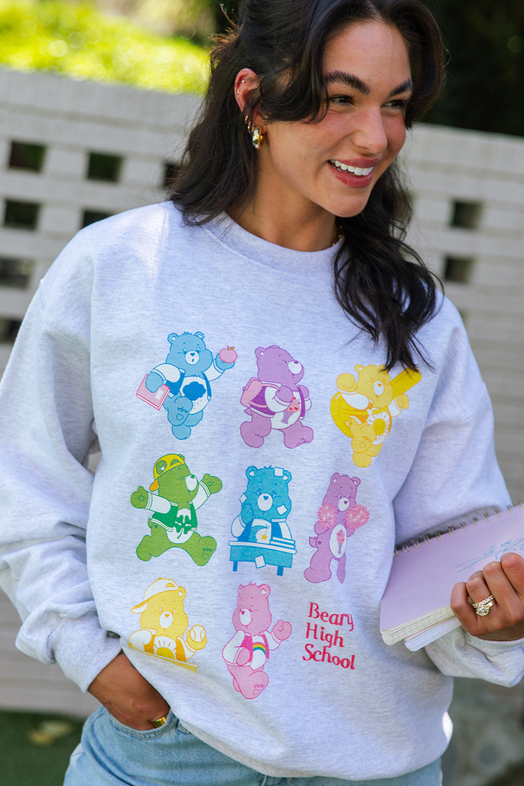 Care Bears Beary High School Sweatshirt- Girl Tribe Co. Care Bears X Girl Tribe 