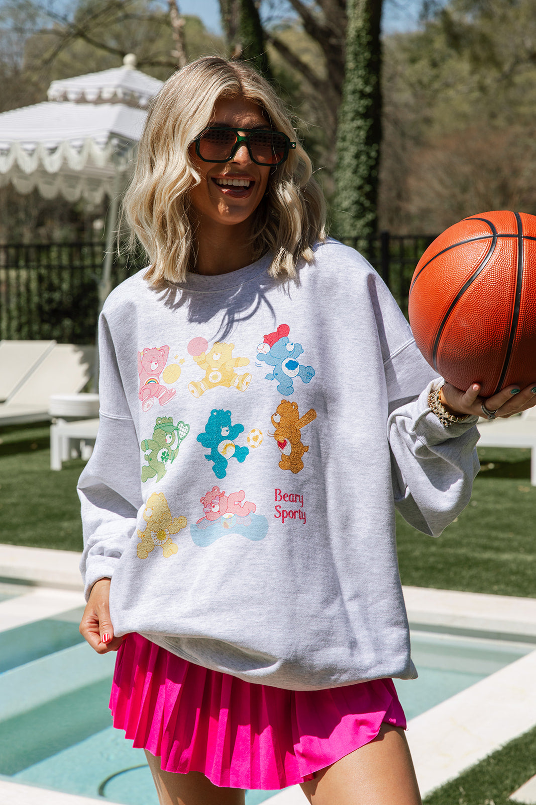 Care Bears Beary Sporty Sweatshirt- Girl Tribe Co. Care Bears X Girl Tribe 