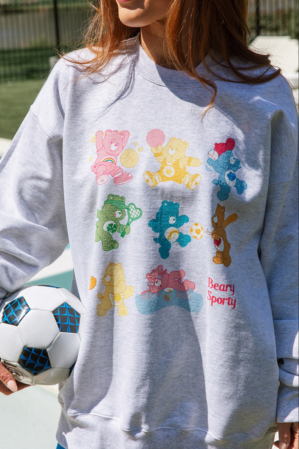 Care Bears Beary Sporty Sweatshirt- Girl Tribe Co. Care Bears X Girl Tribe 