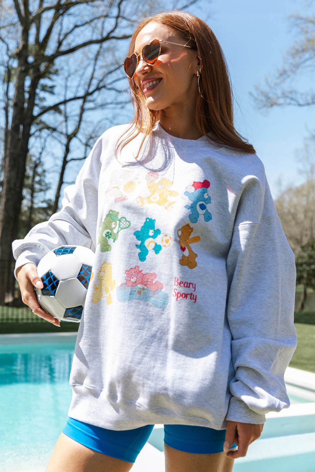 Care Bears Beary Sporty Sweatshirt- Girl Tribe Co. Care Bears X Girl Tribe 