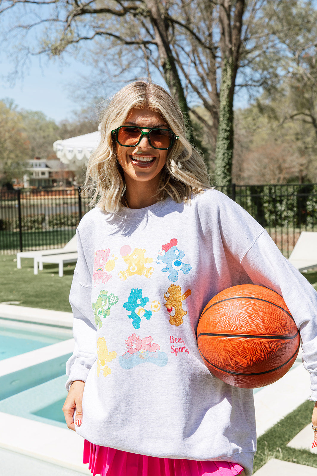 Care Bears Beary Sporty Sweatshirt- Girl Tribe Co. Care Bears X Girl Tribe 