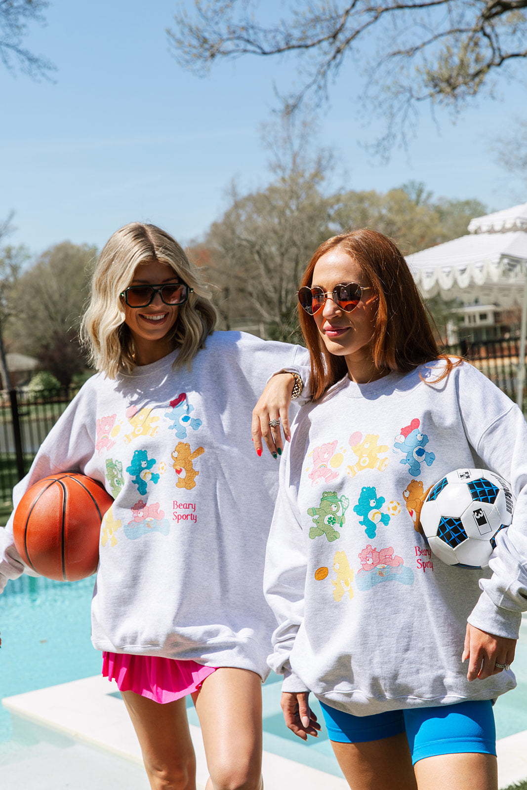 Care Bears Beary Sporty Sweatshirt- Girl Tribe Co. Care Bears X Girl Tribe Co.