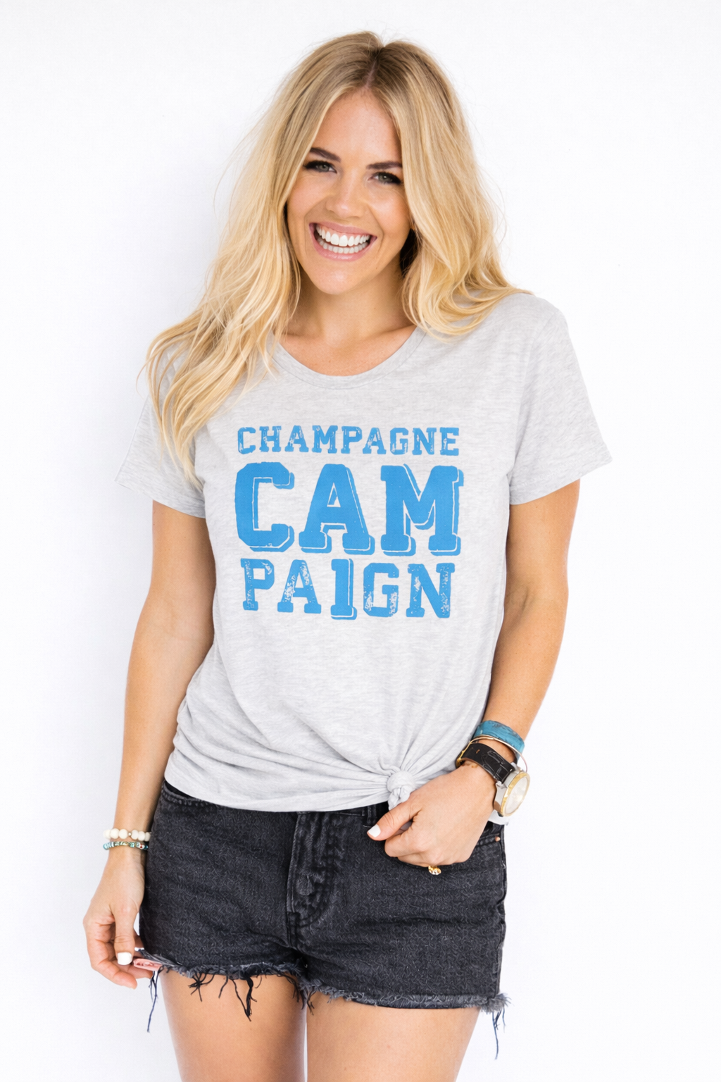Champagne CAMpa1gn Tee - Vintage Inspired
