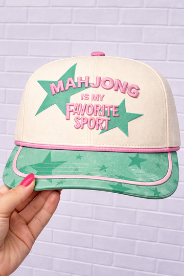 Mahjong is my favorite sport hat cute womens mahj hat