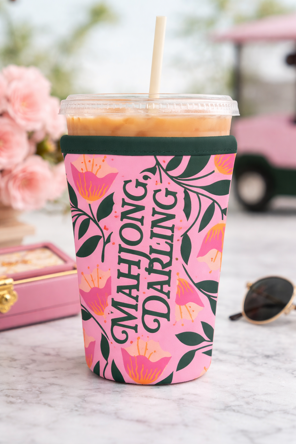 Iced Coffee Sleeve - Mahjong, Darling
