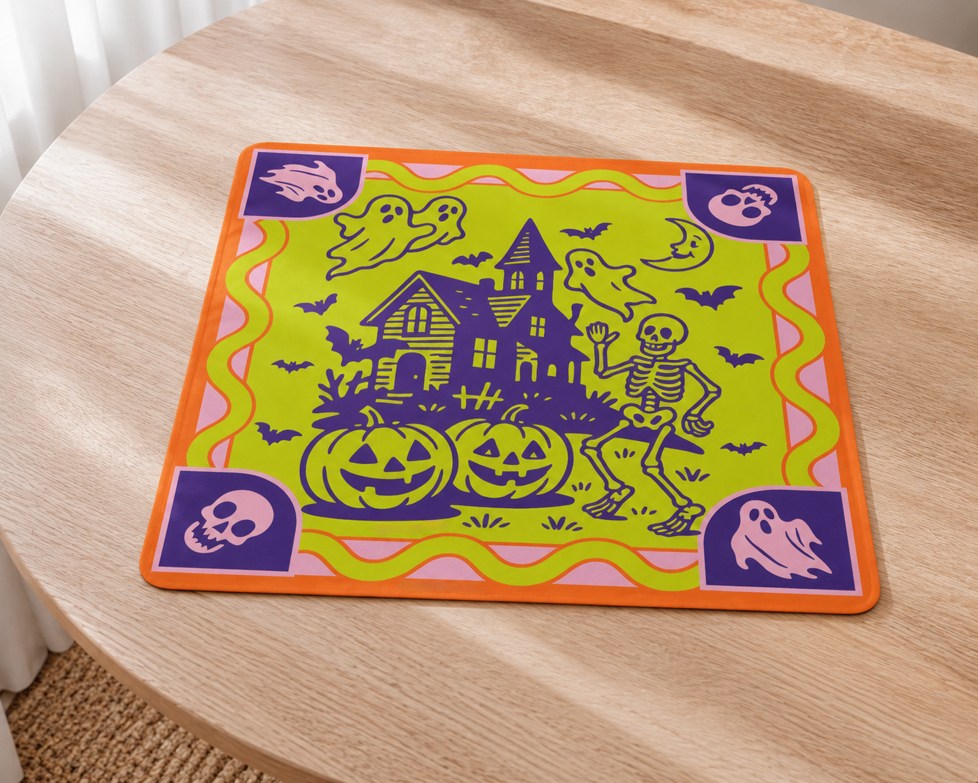 Ghostly Mansion Mahjong Mat
