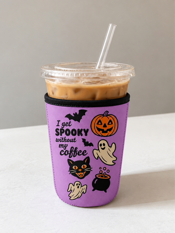 Iced Coffee Sleeve - Spooky Without Coffee