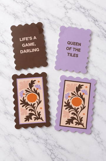 Daydream Floral Mahjong Shufflers Set of 2