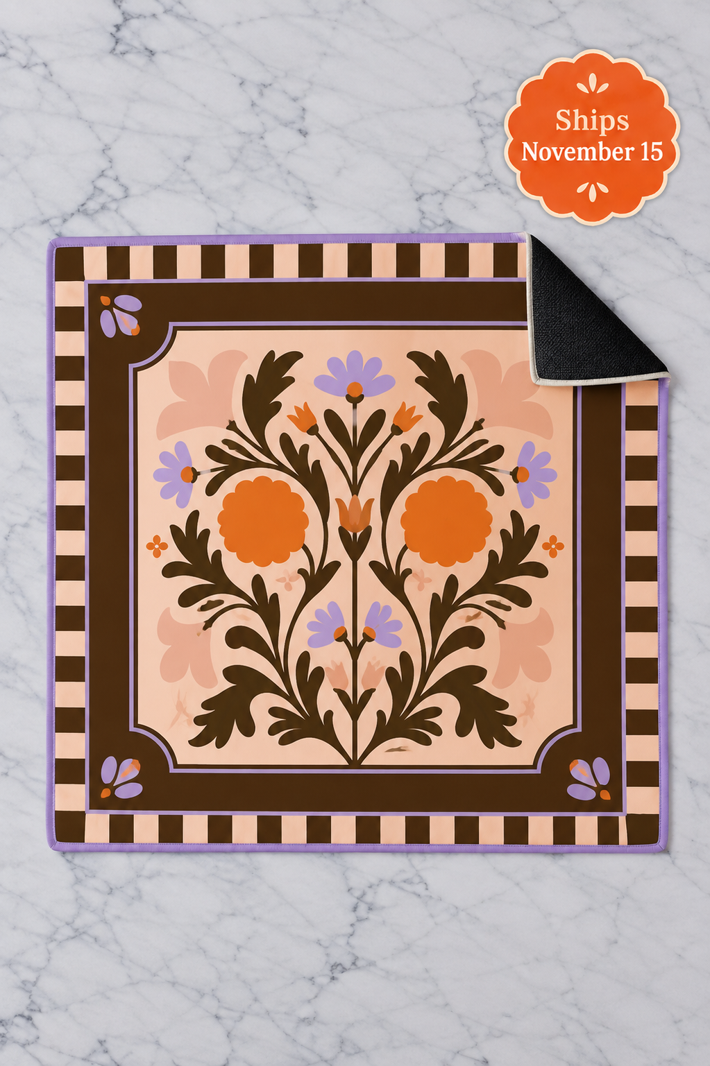 Daydream Floral Mahjong Mat 33"x33"