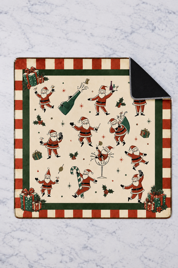 Jolly St. Nick Christmas Mahjong Mat