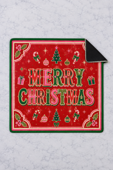 Merry Christmas Holiday Mahjong Mat