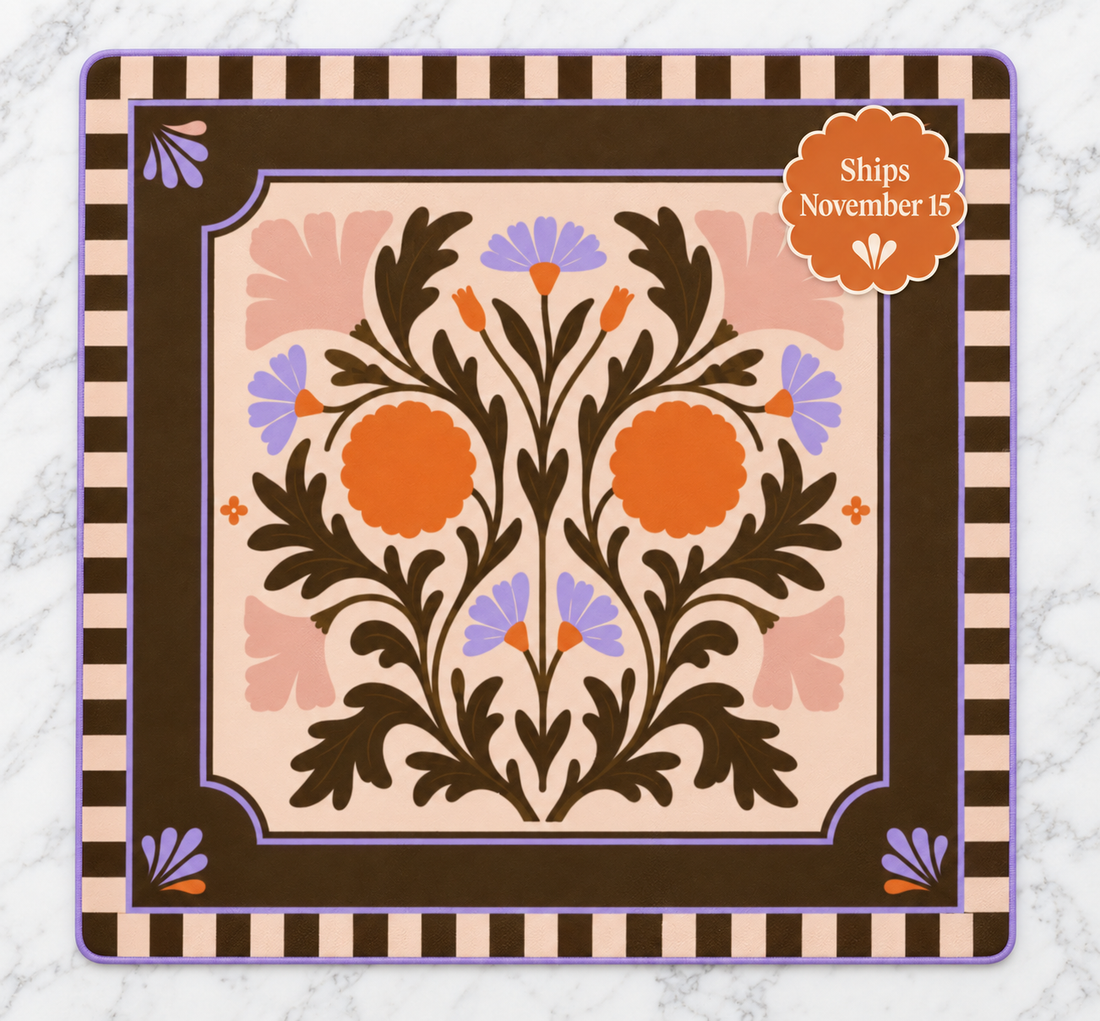 Daydream Floral Mahjong Mat 33"x33"