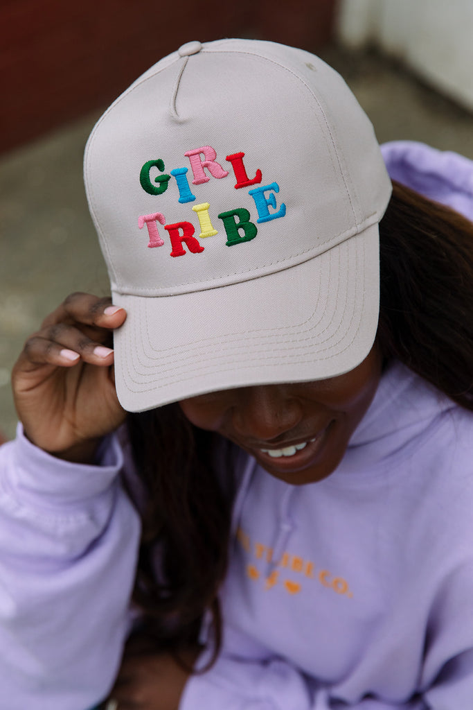 Girl Tribe Merch - Girl Tribe Rainbow Trucker Hat - Girl Tribe Co.