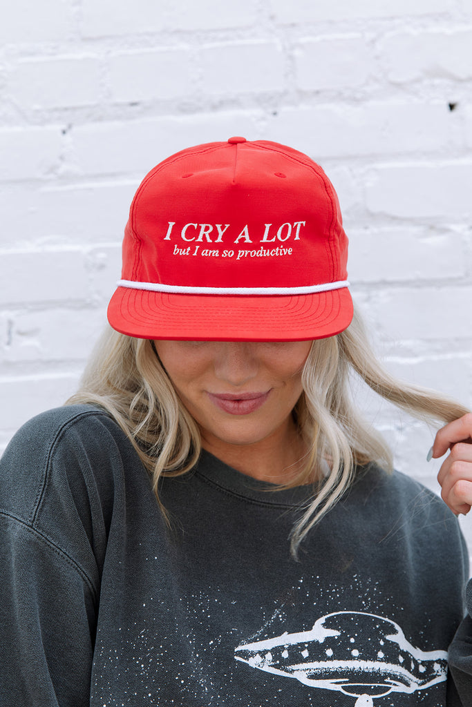 I Cry A Lot Hat - Girl Tribe Co. Miss Americana Collection