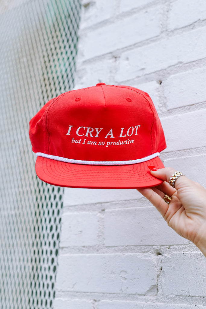 I Cry A Lot Hat - Girl Tribe Co. Miss Americana Collection