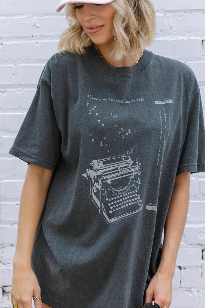 Girl Tribe Co. Miss Americana Collection - Tortured Typewriter Tee