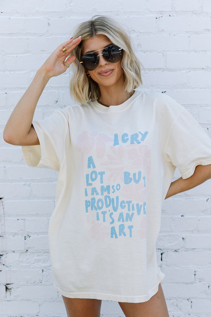 I Cry A Lot Tee - Girl Tribe Co. Miss Americana Collection