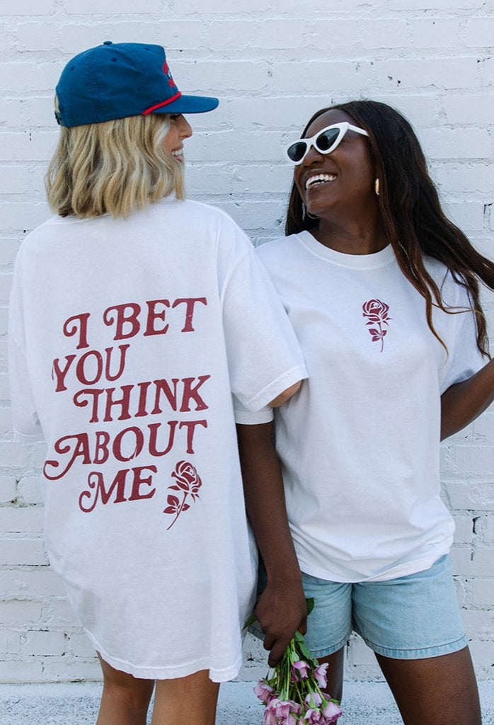 I Bet You Think About Me Tee - Girl Tribe Co. Miss Americana Collection