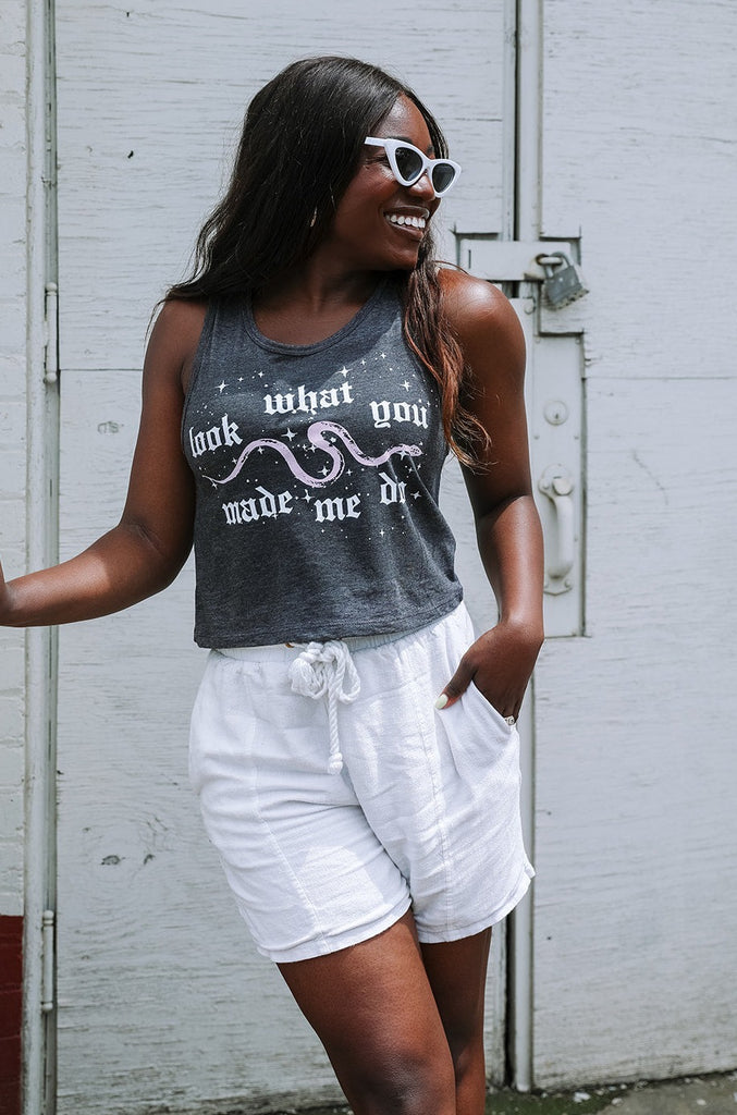 Look What You Made Me Do Tank - Girl Tribe Co. Miss Americana Collection
