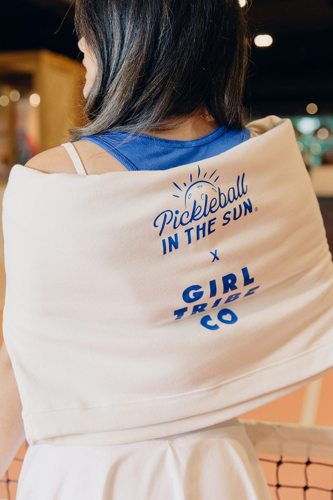 Weekends Are For Pickleball Quarter Zip Hoodie - Pickleball in the Sun x Girl Tribe Co.