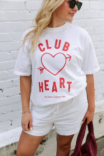 The HEARTest Yard - Club Heart Tee - Girl Tribe Co.