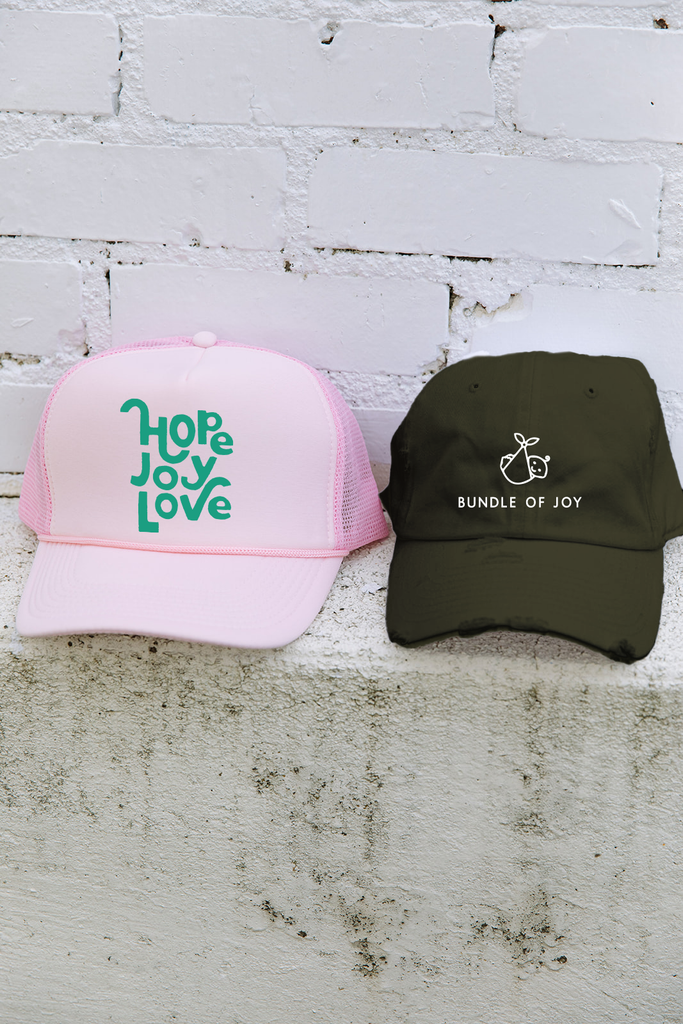 Hope Joy Love Trucker Hat Girl Tribe - Main Image