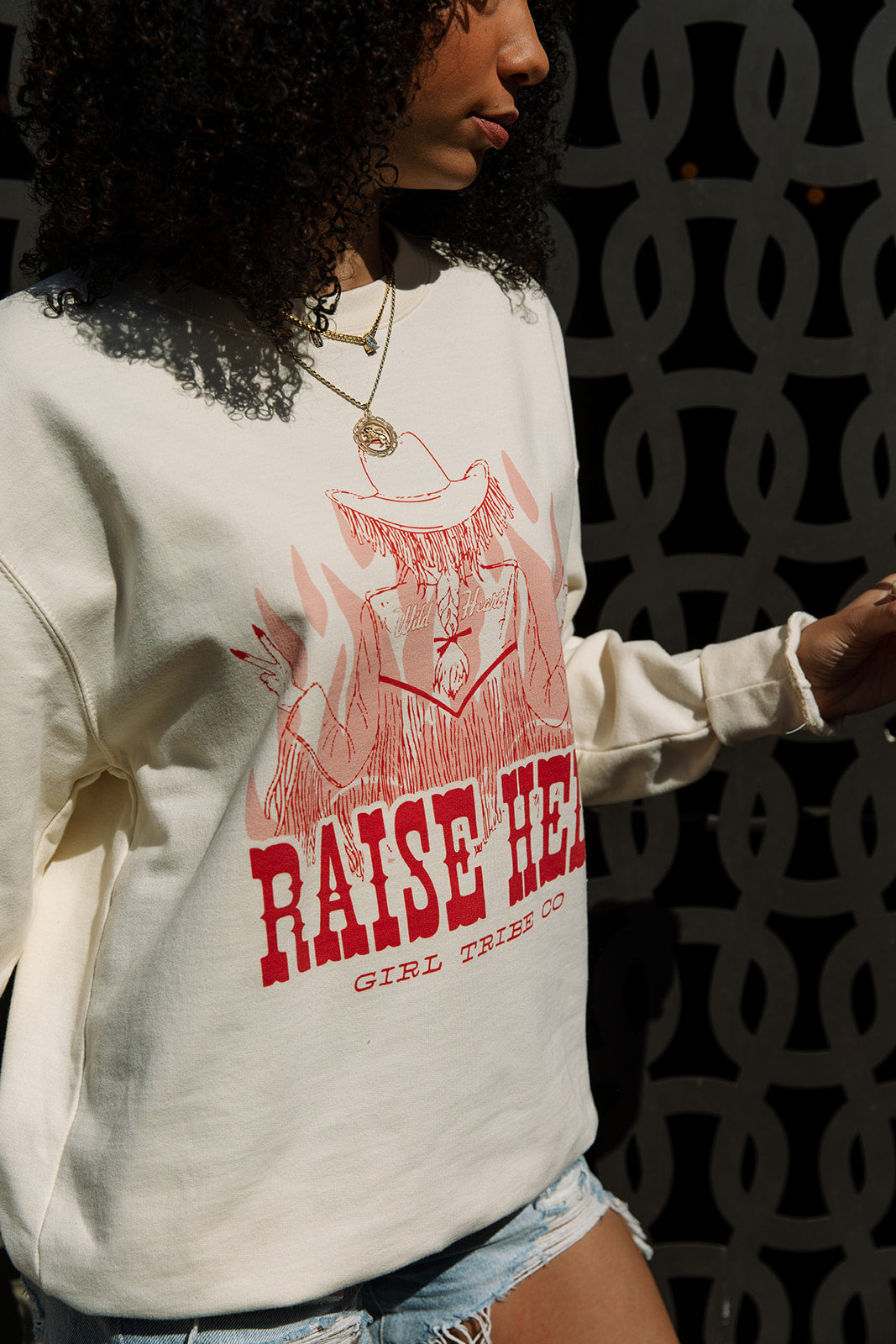 Raise Hell Sweatshirt - Girl Tribe Co.