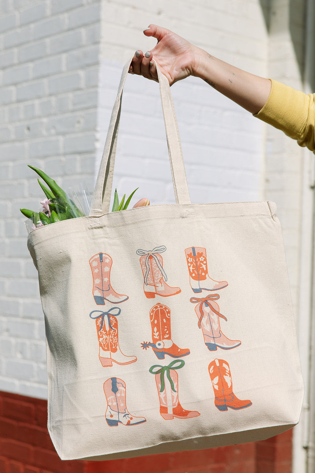 Coastal Cowgirl Collection - Boots and Bows Tote - Girl Tribe Co.