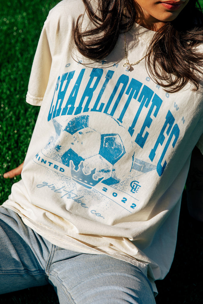 Charlotte FC x Girl Tribe Co Vintage Charlotte FC Tee