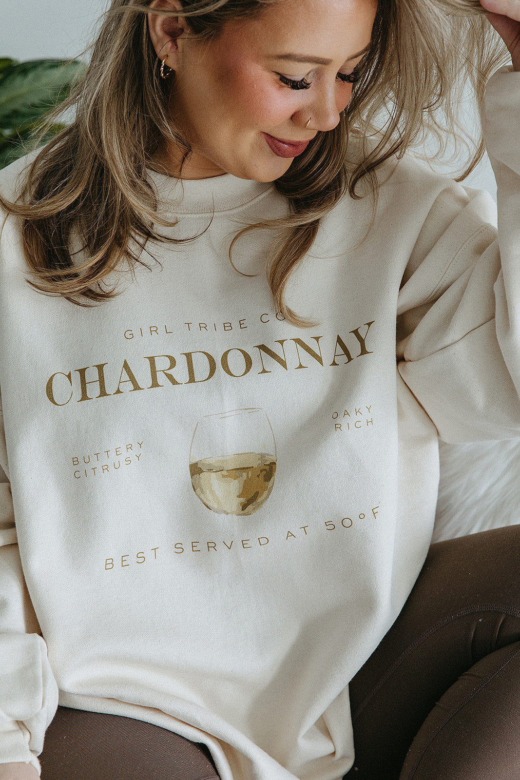 Chardonnay Sweatshirt In Ivory
