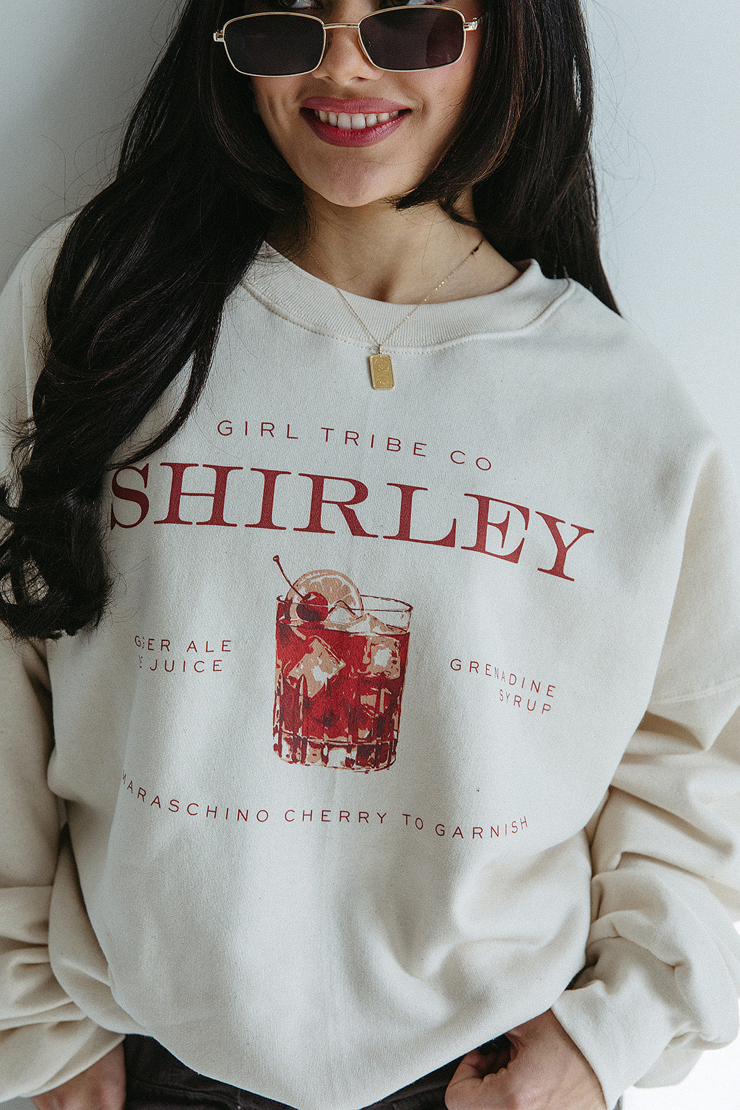 Shirley Temple Sweatshirt In Ivory
