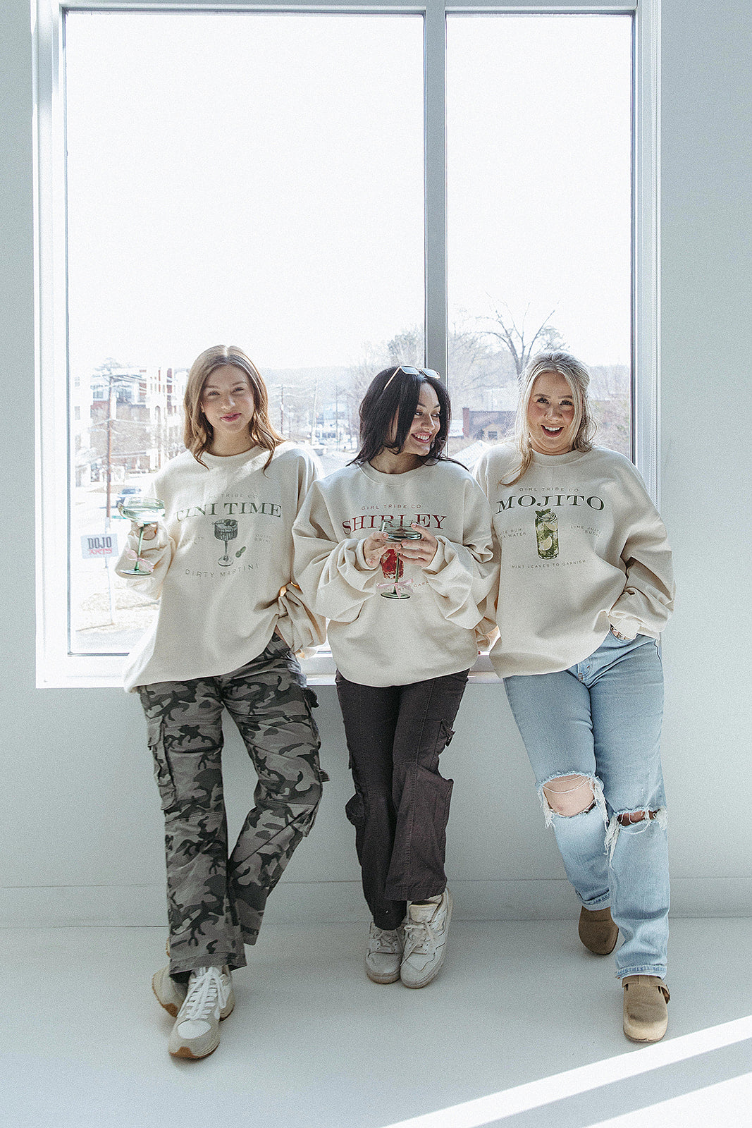 Dirty Martini Sweatshirt In Ivory