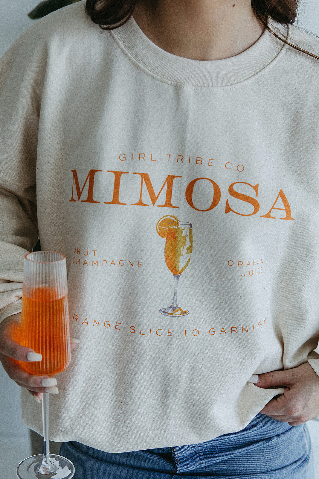 Mimosa Sweatshirt In Ivory