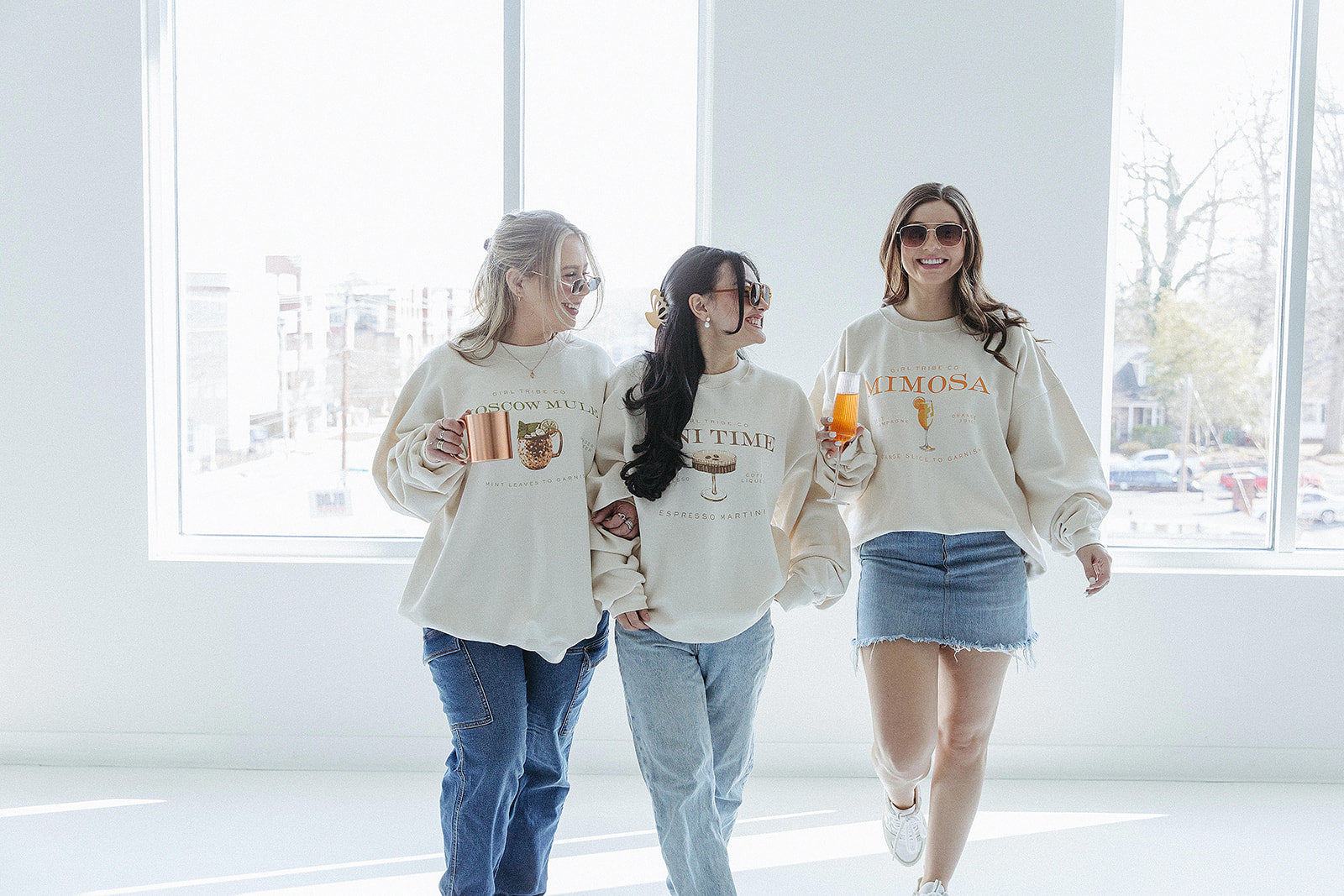 Mimosa Sweatshirt In Ivory