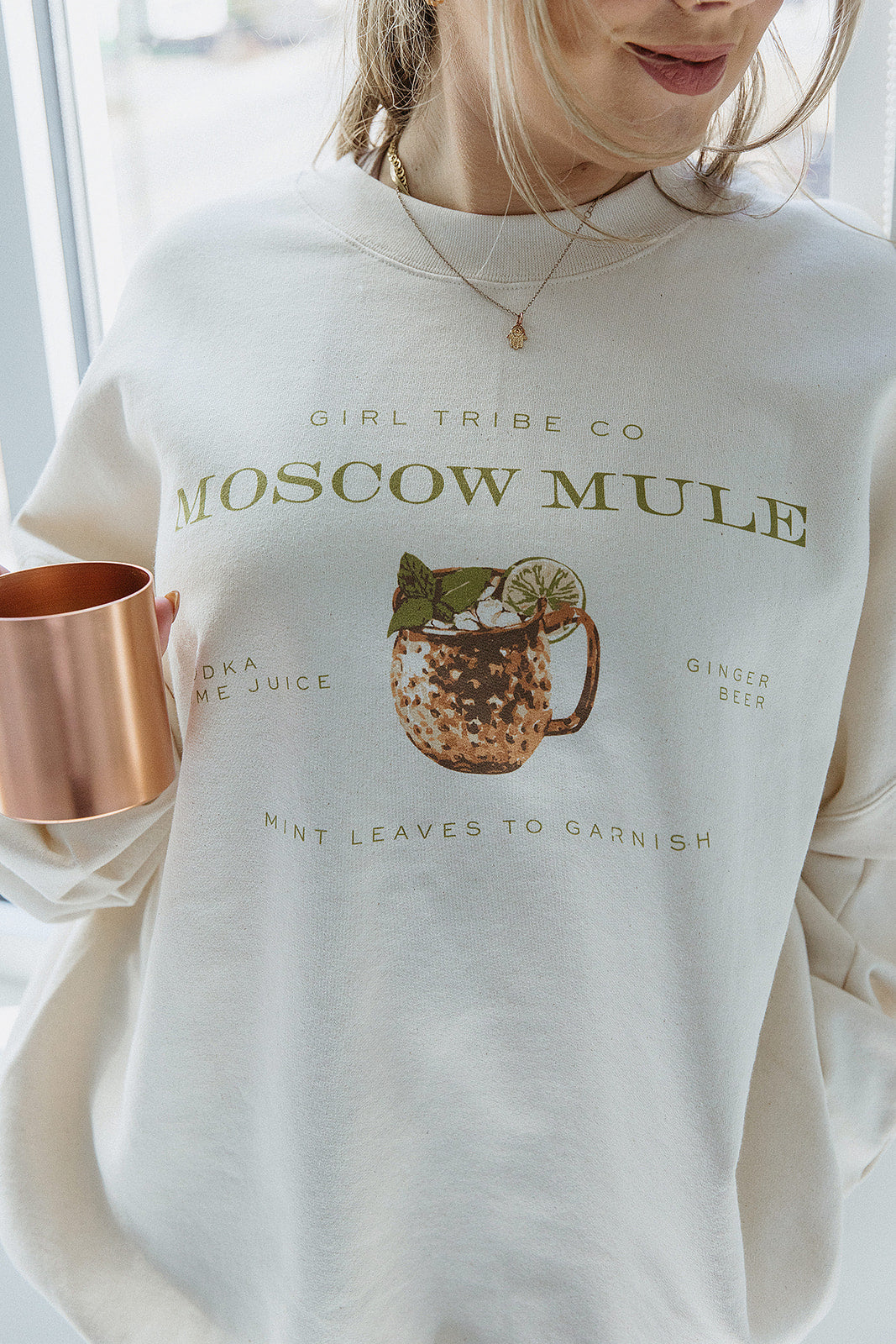 Moscow Mule Sweatshirt In Ivory