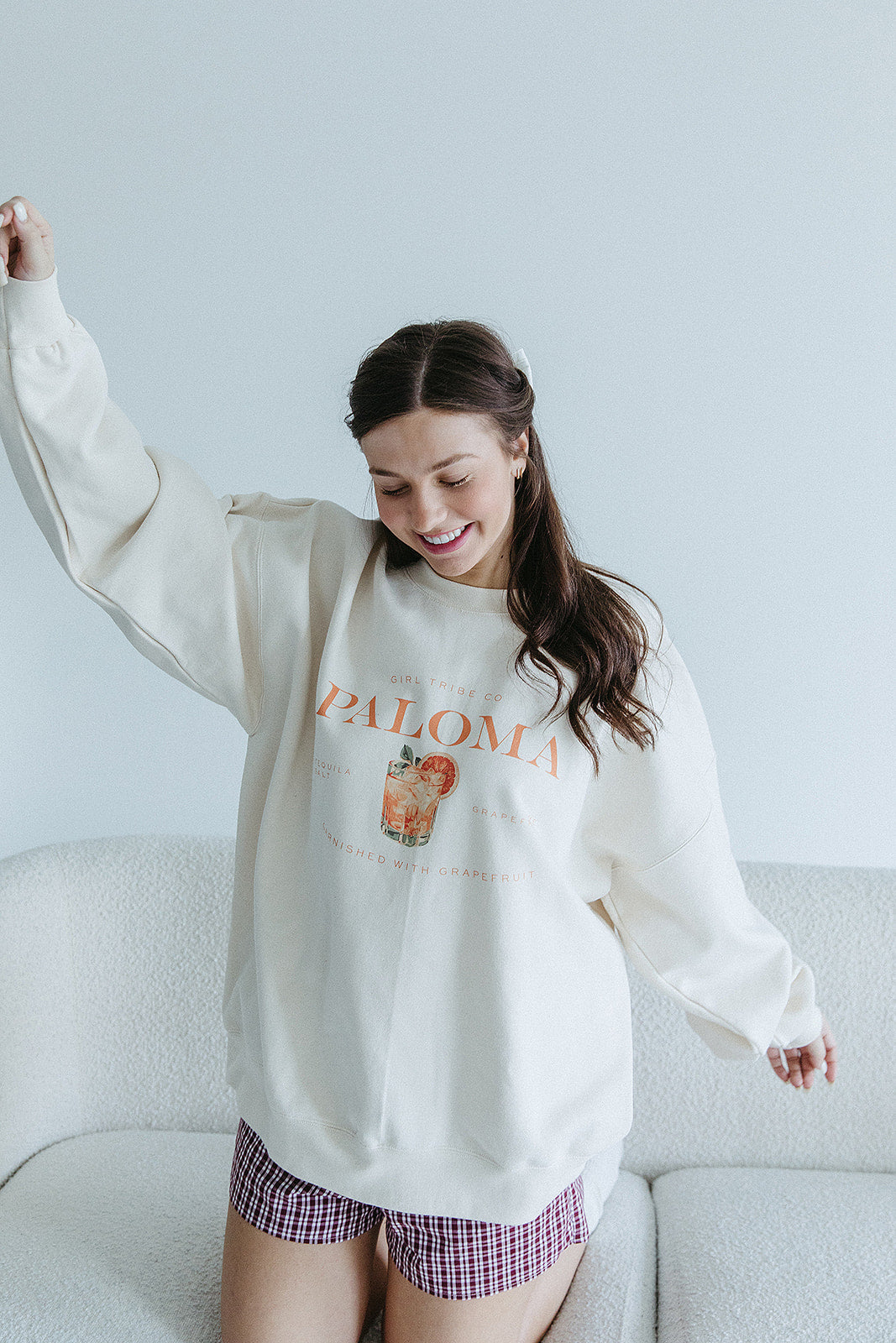 Paloma Sweatshirt In Ivory