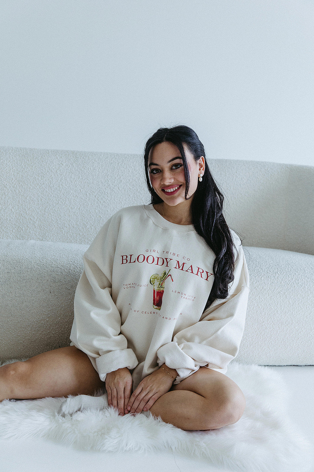 Bloody Mary Sweatshirt In Ivory