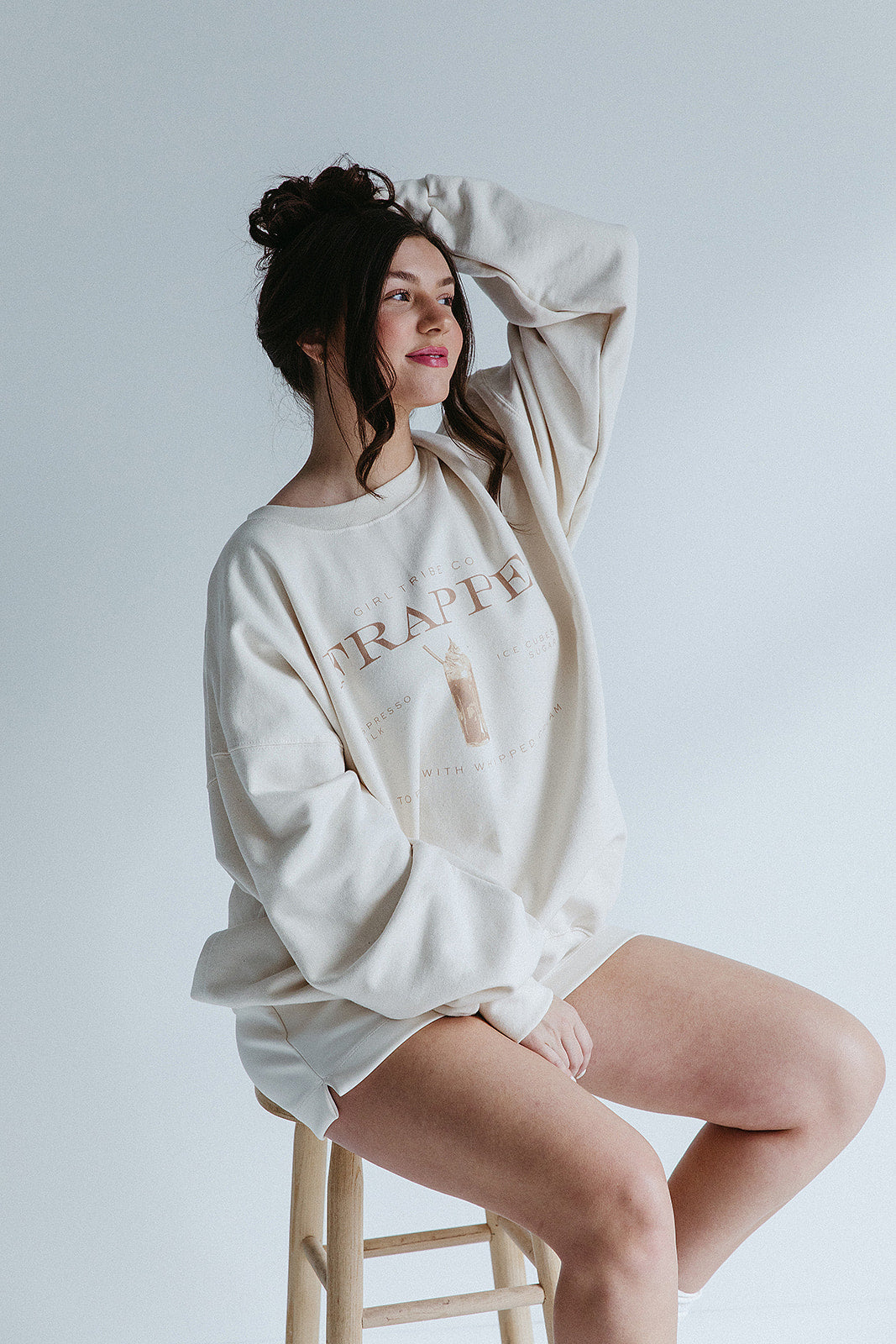 Frappe Sweatshirt In Ivory