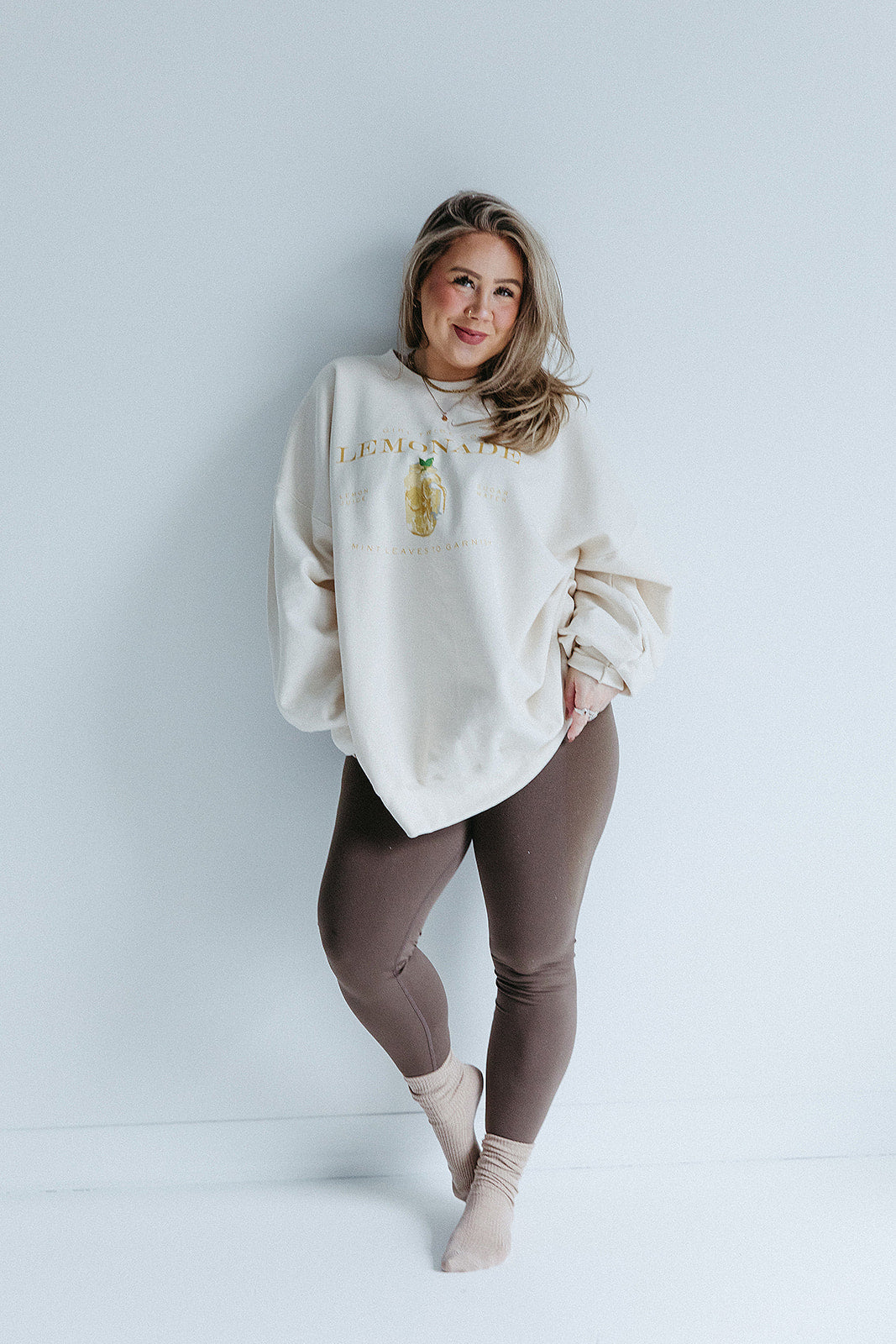 Lemonade Sweatshirt In Ivory
