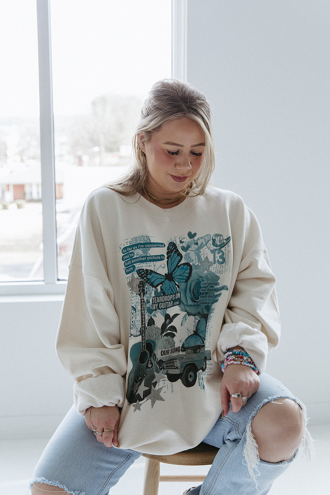 Debut Collage Sweatshirt